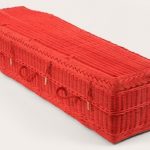 funerals-totnes-devon-coffins-woven-wicker-red